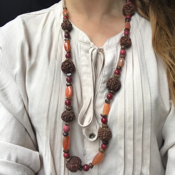 Vintage Karen Callan Beaded Necklace - Picture 1 of 7